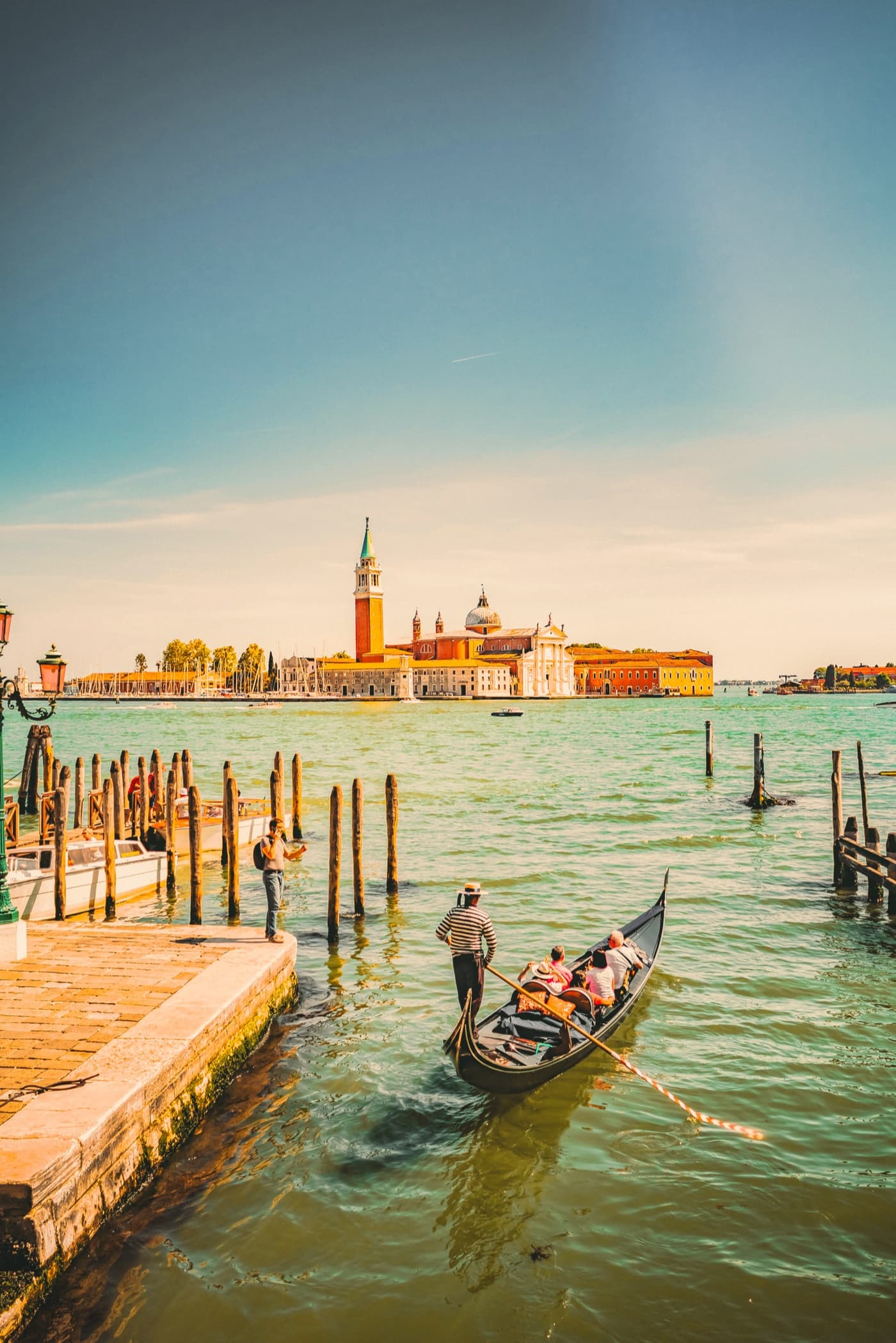 Gôndola em Veneza, Itália